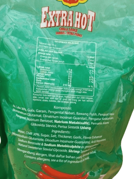 DELMONTE Extra Hot Pouch 500gr - Gambar 2