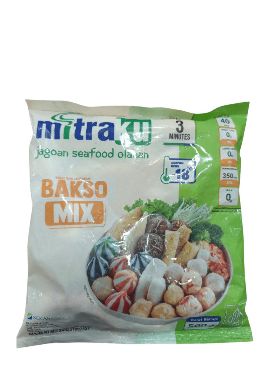 MITRAKU Bakso Ikan Mix 500gr