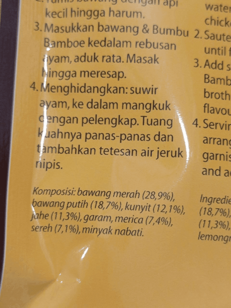 BAMBOE Soto Daging 40gr - Gambar 3