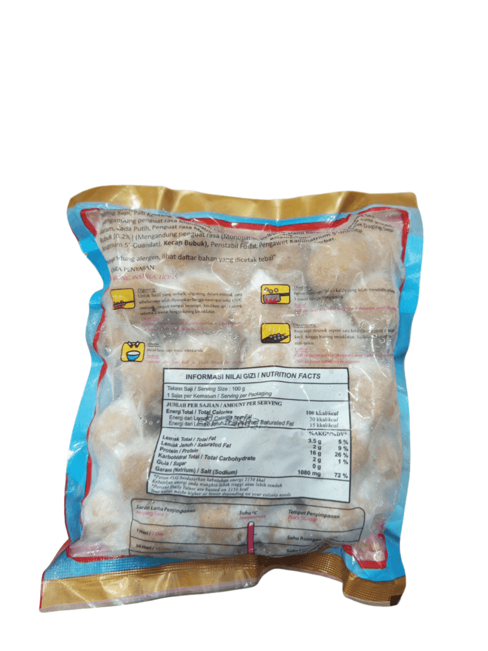 WARISAN Bakso Polos isi 50pcs - Gambar 2