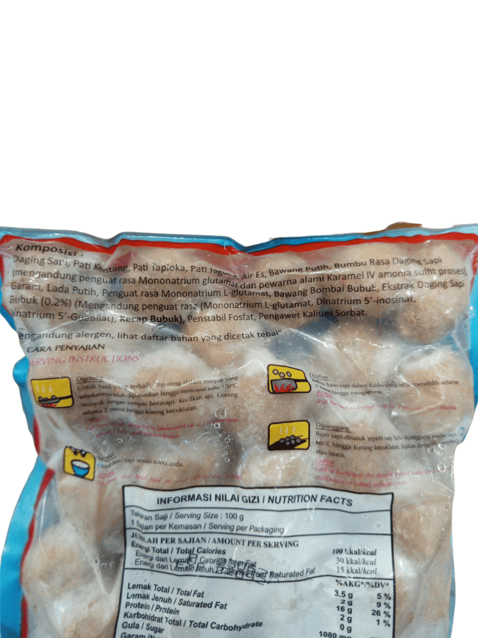 WARISAN Bakso Polos isi 50pcs - Gambar 3