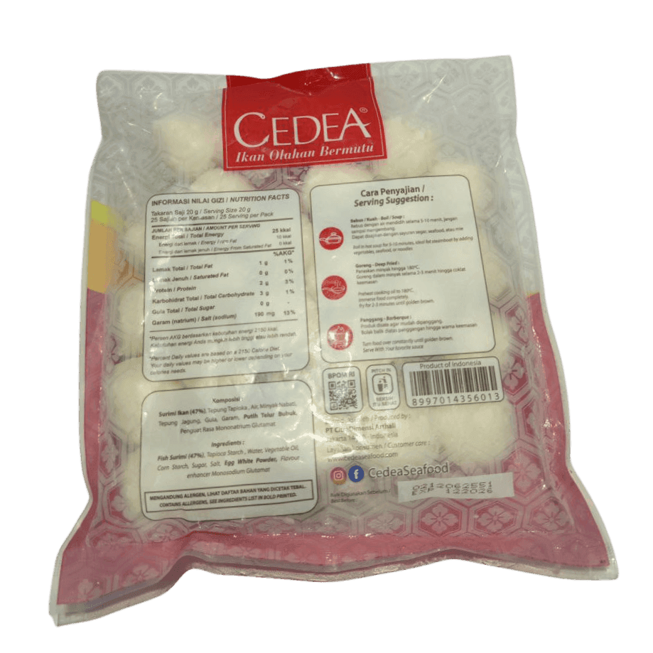 CEDEA Baso Ikan Besar 500gr - Gambar 2