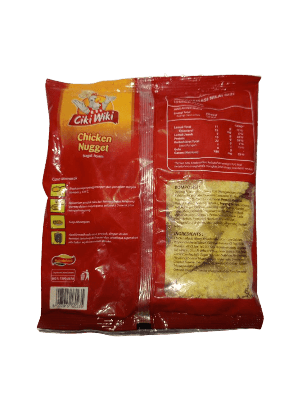 CIKI WIKI Nugget Original 250gr - Gambar 3