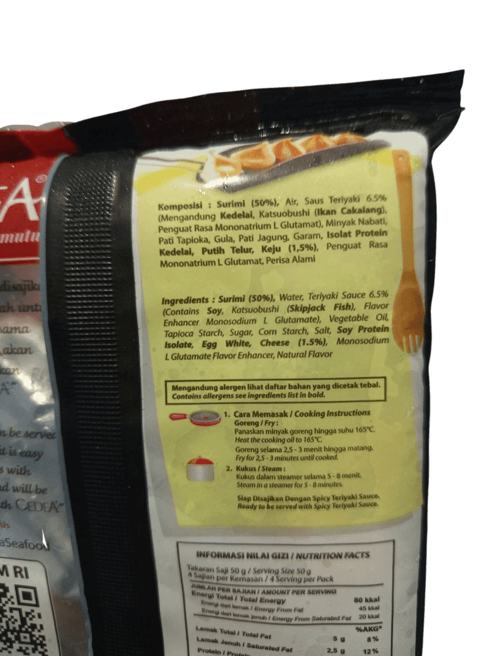 CEDEA Fish Dumpling Cheese 200gr - Gambar 2