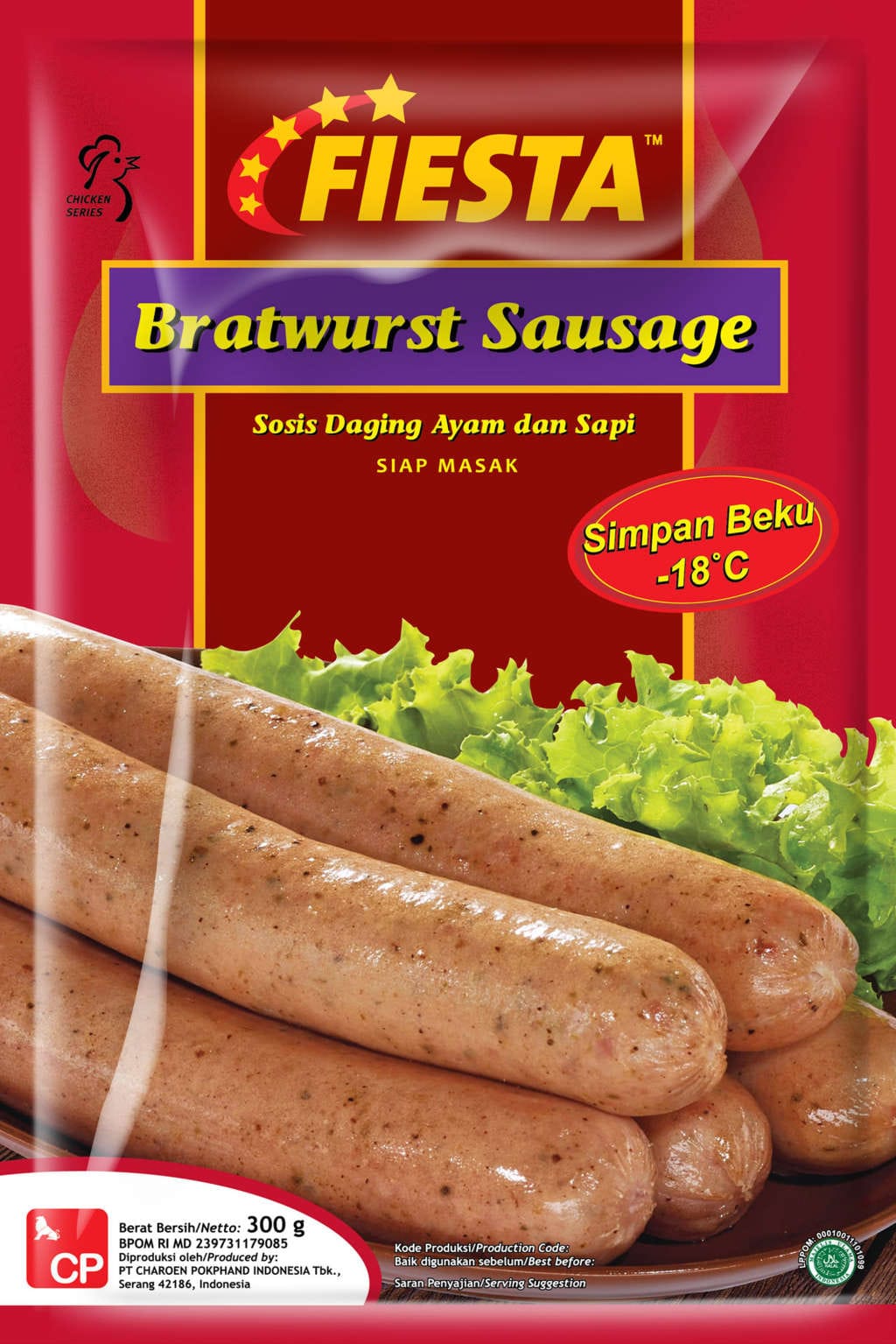 FIESTA Sosis Bratwurst 300gr