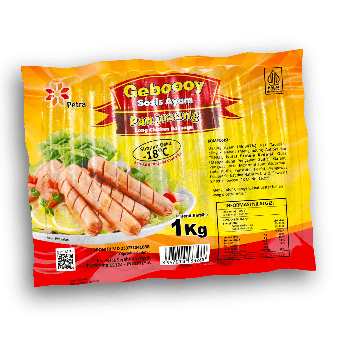 GEBOY Sosis Ayam Long 1kg