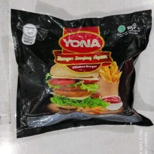YONA CHICKEN BURGER 600GR