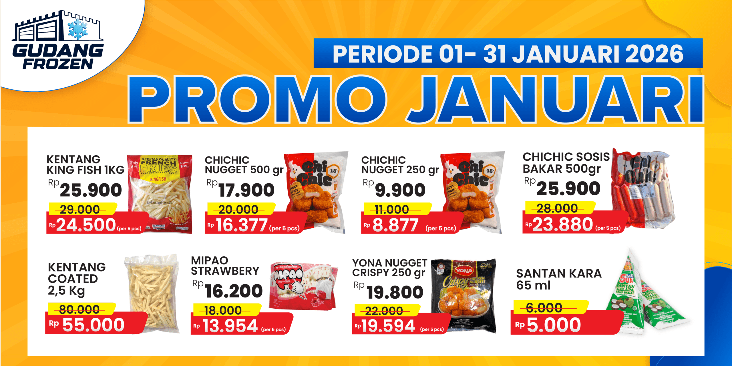 PROMO JANUARI frozen food