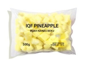 IQF Buah Nanas Potong Beku 500gram